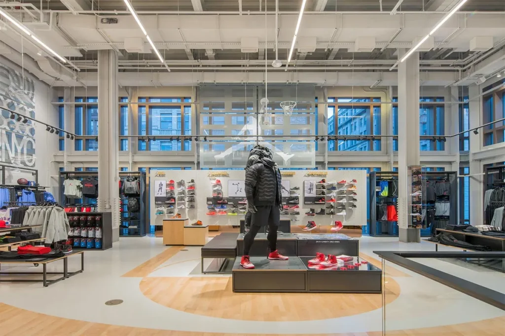 طراحی فروشگاه Nike