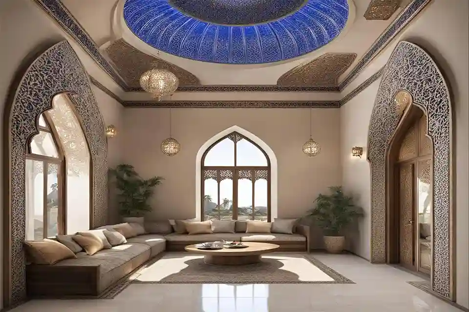 طراحی ویلا معماری سنتی اصفهان