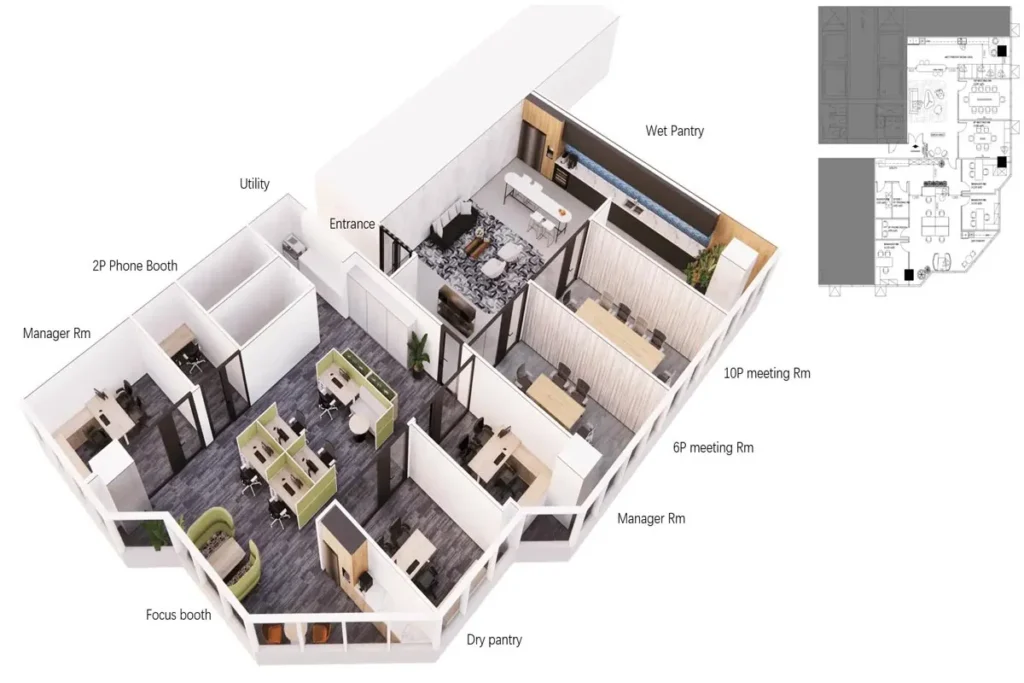 office--Executive-plans-of-interior-decoration_11zon مهمترین عناصر نقشههای اجرایی دکوراسیون داخلی