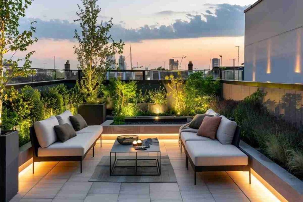 small-roof-terrace-garden2_16_11zon ایدههای خلاقانه برای طراحی باغچه در پشت بام