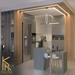 پروژه طراحی داخلی آشپزخانه