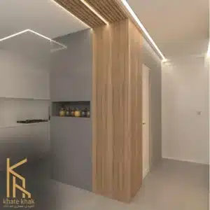 پروژه طراحی داخلی آشپزخانه
