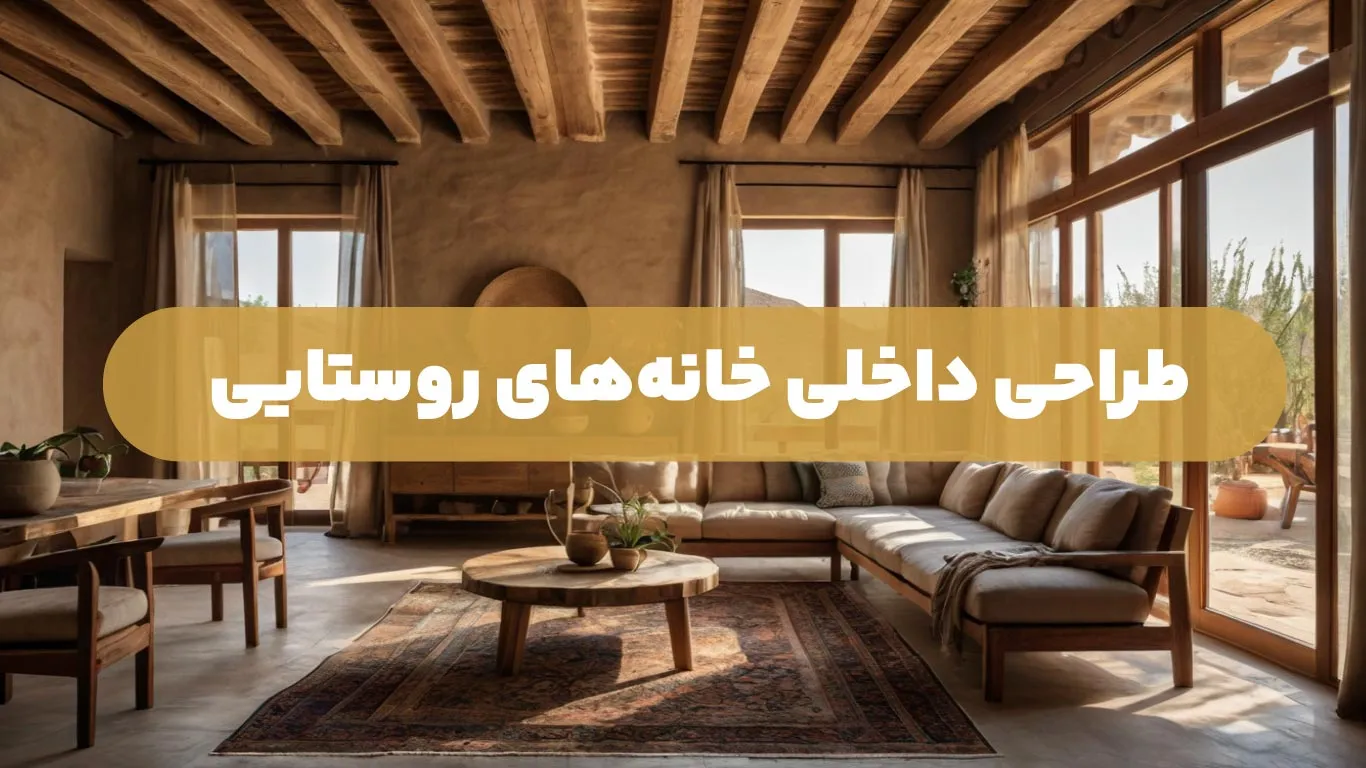 طراحی داخلی خانه های روستایی