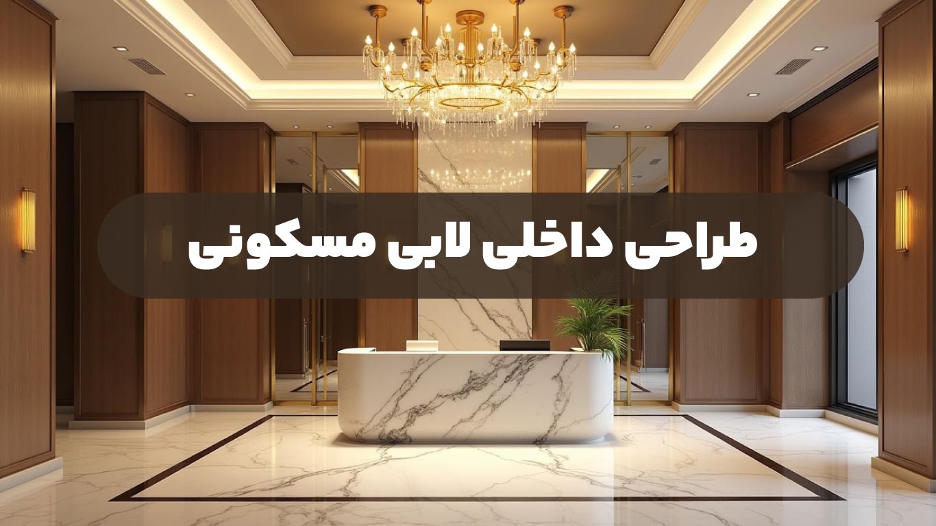 طراحی داخلی لابی مسکونی