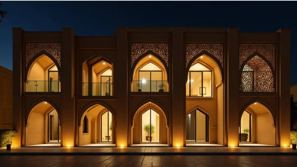 طراحی-نمای-سنتی-مدرن