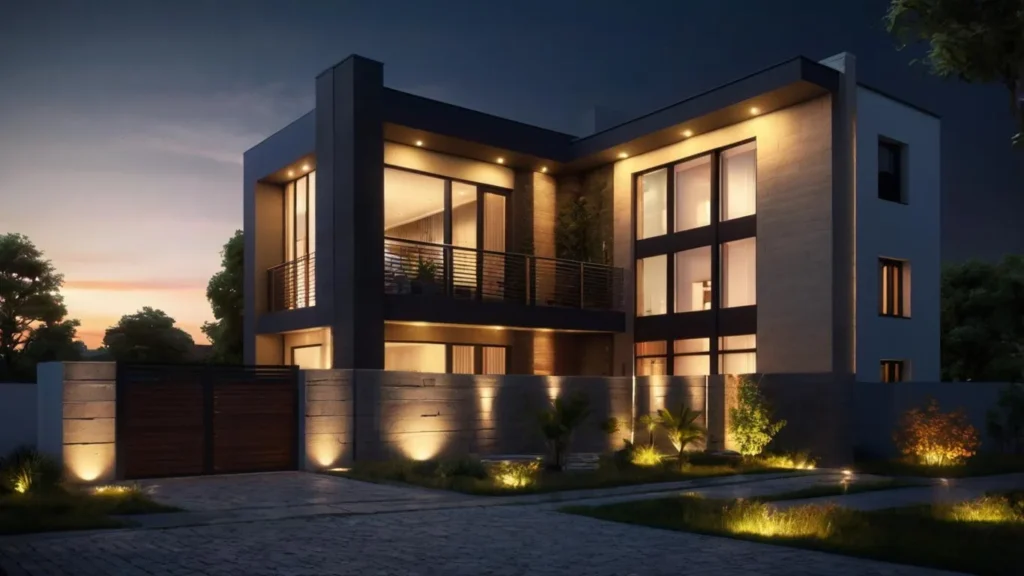 طراحی نمای ساختمان دوبلکس