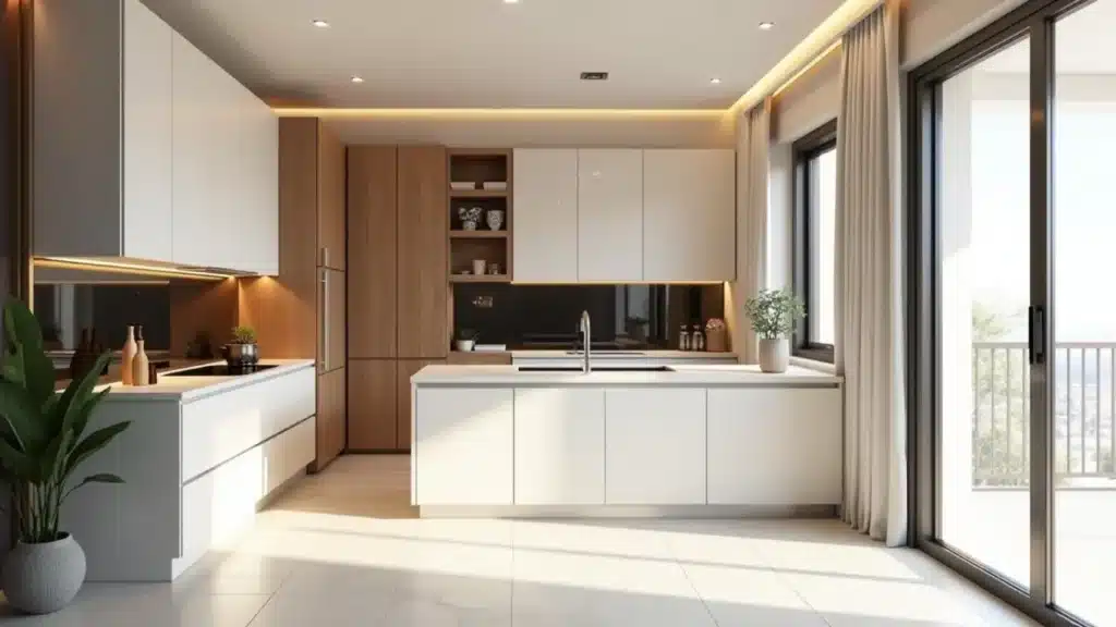 دیزاین آشپزخانه کوچک ایرانی