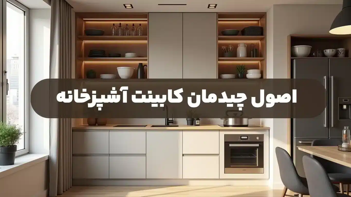 اصول چیدمان کابینت آشپزخانه