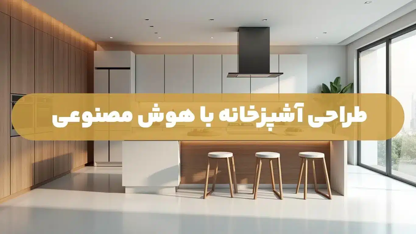 طراحی آشپزخانه با هوش مصنوعی