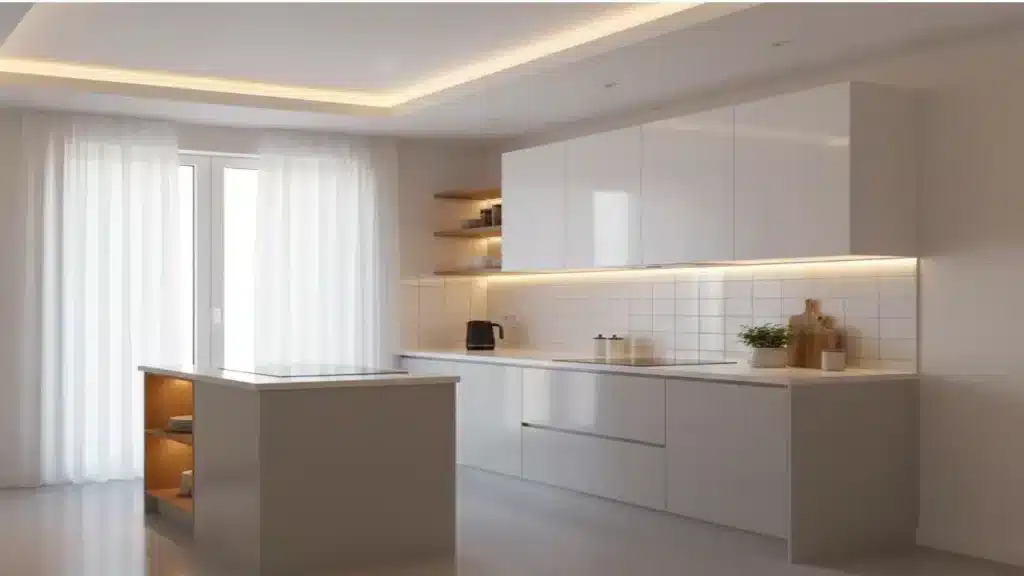 نورپردازی کابینت آشپزخانه